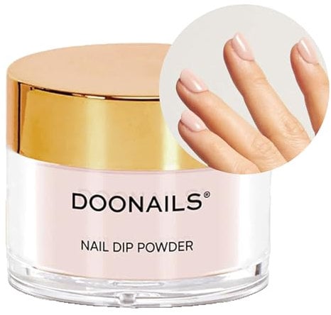 Doonails – Dipping Powder Farbe Latte – Langanhaltendes Dip Pulver für professionelle Maniküre zu Hause – Tierversuchsfrei & allergikerfreundlich – 3+ Wochen halt – Bis zu 30 Anwendungen
