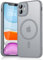 Magnetic Case for iPhone 11 6.1-Inch Compatible with MagSafe, Translucent Matte Back Slim Shockproof Phone Cover for iPhone 11(Gray)