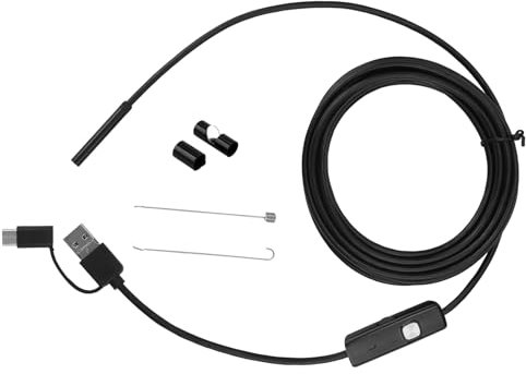 Endoskopkamera Licht Endoskop Kamera Handy mit Licht Wasserdichtes Ip67 Inspektionskamera mit LED Licht RohrkameraIdeal für Heimwerker Professionelle Anwendungen Android iOS Tablet