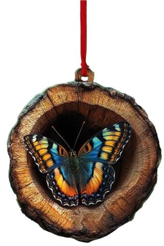 Décorations de Noël en forme d'animal - Arbre de Noël - Ornement en acrylique 2D - Forêts - Décorations à suspendre - Motif animal - Ornement d'arbre de Noël pour Noël