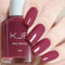Purple Nail Polish - Dark Pink Nail Varnish - Dark Purple Mixed Red Quick Dry Nail Varnish - Long Lasting Chip Resistant Air Dry No Need UV DIY Manicure Nail Art - Summer Manicure Decorations