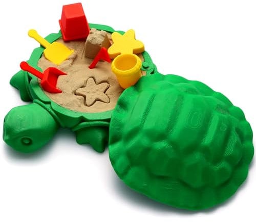 Mini Desktop Turtle Sandbox with Soft Sand and Mini Tools -Premium Sand Garden for Desk Kit - Mini Zen Garden Kit Gifts Decor Desktop Accessories for Home, Office - Fidget Stress Relief