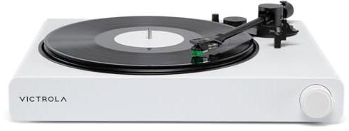 Victrola Stream Onyx - Wi-Fi Streaming 2-Speed Turntable with Bluetooth Output, Works with Sonos, UPnP Wi-Fi Streaming, Roon Ready Relay, Premium Moving Magnet Cartridge and Aluminum Tonearm (White)
