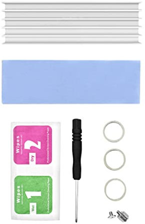 For M.2 Hard Disk Heat Sink With Thermal Pad Computer Notebook NVME Radiator Heatsink For Router CPU Bridge