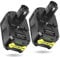 REACELL 2 Stück 5,0Ah Ersatzakku für Ryobi 18V P108 Akku Li-ion für Ryobi ONE+ RB18L50 RB18L40 RB18L25 RB18L15 BPL-1820G P104 P107 P105 Werkzeugen Akku mit LED-Anzeige