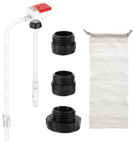 manhegari Getriebeöl-Transferpumpe,Flüssigkeitspumpen-Set - Akkubetriebene Förderpumpe mit Auto-Stopp-Sensor & Extralangem Schlauch für Fahrzeuge, Boote, LKWs und Motoren