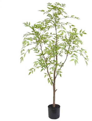 Botanik XL Luxury Artificial Leaf UK, 150cm Nandina Tree, 150 cm
