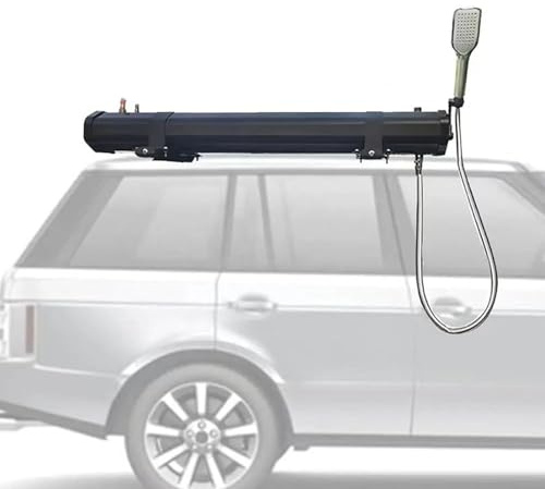 Druckwassertank für Campingdusche Selbst Campingduschen 18L, 20L, 30L Tragbar für Solar-Autodusche, Outdoor-Aktivitäten für auf dem Dach installierte Querträger-Gepäckträger, Plattform-Gepäc
