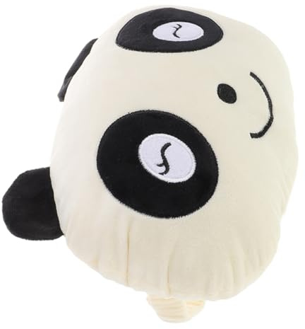 POPETPOP Auto Nackenkissen Panda aus Plüsch und Memory Foam mit Vielseitiger Nackenstütze für Autositz und Bürostuhl Komfortables Nackenkissen fürs Büro und Zuhause