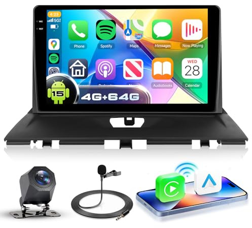 VECHTEL 4G+64G Autoradio Android 15 für Citroën Jumpy/Peugeot Expert/FIAT Scudo 2007-2016/Toyota Proace 2013-2016, 9'' Incell Touchscreen mit Carplay Android Auto GPS WiFi USB Bluetooth FM RDS Kamera
