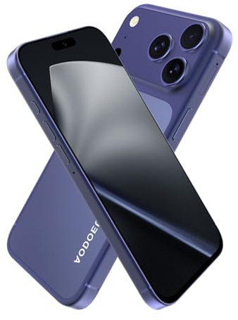 AODOEU Smartphone Android 14, 8GB+64GB/1TB Telefono Cellulare, 6.58 HD Cellulare, 6958mAh Cellulari, 13MP+21MP Cellulari e Smartphone, Dual SIM/Face ID/OTG -Blue