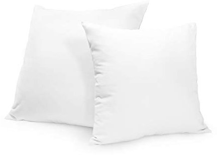 Rollmayer 2er Set Deko-Kissen Kissenhülle Kissenbezug Sofakissen Kollektion Vivid (Weiß 1, 40x40cm)