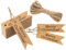 Merry Christmas Geschenkanhänger Frohe Weihnachten Papieranhänger, 100 Stück Tags mit 20M Jute Schnur, für Dekoration Geschenke Verpackung
