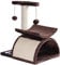 PawHut Katzenbaum Spielbaum Katzenkratzbaum Kratzbaum Katzen mit Ball Braun L40 x B30 x H43 cm