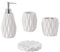 ZCCZ - Ensemble Complet d'accessoires de Salle de Bain avec Distributeur de Savon, Porte-Brosse à Dents et Porte-Savon pour Une Organisation Élégante et Fonctionnelle