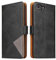 BININIBI Handyhülle Kompatibel Mit iPhone 7 Plus Hülle, iPhone 8 Plus Hülle, Premium PU Leder Schutzhülle Abdeckung, Magnetverschluss, Kartenfach, Tasche Flip Case Brieftasche Klapphülle, Schwarz