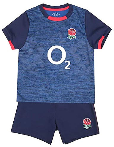 England Rugby Trikot und Shorts Set 2020/21 – Blau – Säugling (3–6 Monate)