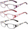SaNgaiMEi Blaulichtfilter Lesebrille Damen Herren Computerbrille, Bequeme und flexible Blaulichtbrille Lesehilfen Sehhilfe Brille mit Sehstärke (3 MIX, 2.0, multiplier_x)
