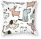 NIBABAEU Kissenbezug mit kindlichem Hund, dekorativer Kissenbezug, 81,3 x 81,3 cm, weiches Polyester, quadratisch, für Wohnzimmer, Sofa, Couch, Bett, 1 Stück
