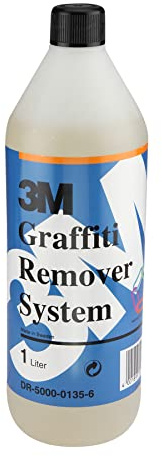 3M Graffiti-Farbentferner | Zuverlässige Hilfe bei Verschmutzungen durch Graffiti, Marker und Filzstiften – 1 x 1,0 L (Graffiti Remover System)