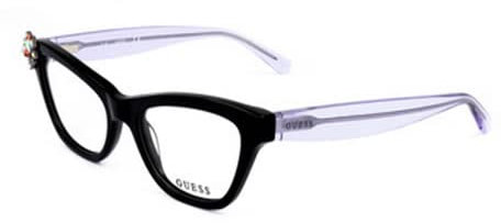 Guess Damen Gu2836 Sonnenbrille, schwarz (Shiny Black), 62
