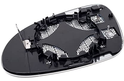 BSSTORE Placa de Cristal Espejo Retrovisor Térmico para GOLF V 03-09, EOS 06-11, JETTA 05-10 (Lado del Pasajero)