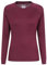 Mountain Warehouse Talus Womens Long Sleeves Baselayer Top - Thermal Underwear, Lightweight, Breathable, Warm & Easy Care - Autumn, Winter & Outdoors Berry (Round Neck) Women's Size 10