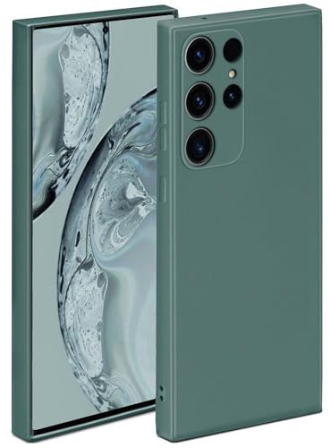 ONEFLOW Soft Case für Samsung Galaxy S23 Ultra Hülle aus Silikon mit Kameraschutz, Silikonhülle mit erhöhtem Schutz fürs Display, Backcover Schutzhülle, weiche Handyhülle, Petrol