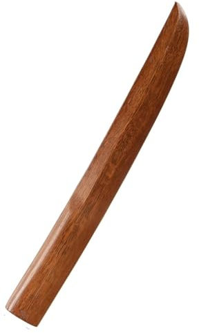 coltello tanto in legno per allenamento arti marziali pugnale da addestramento colore naturale