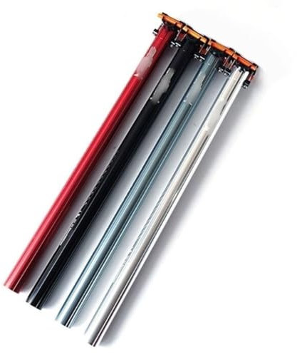 QiaoJun Spring FedersattelstüTze,Fahrrad SattelstüTze 1 STK Leichtes Sitzrohr 33.9 * 600mm Dahon Klappfahrradsattelstütze (Color : Red)