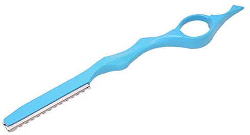Haarschneiderasierer, Haarrasierer, Professionelles Haarstyling-Trimm-Rasiermesser, Haarverdünnungsrasierer, Haarrasierer, Kamm, Haarstrukturierung, Schneidrasierer (BLUE)