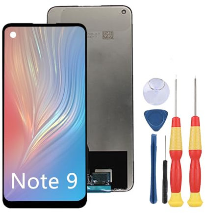 SiuVorZhi Pantalla LCD Compatible con Redmi Note 9 Pantalla LCD Pantalla táctil Piezas de Repuesto con Herramientas.