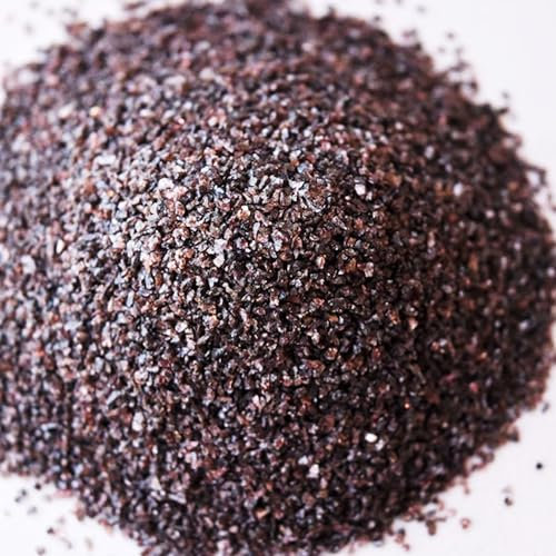 Bricoloco Corindon marron abrasif pour sablage hautes performances sac de 25 kg, grain 080 grossier, poudre de pierre cristal sable corindon pour cabines (2)