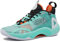 AND1 Basketball Shoes for Women and Men, High Top Men’s Basketball Shoes - Womens Basketball Sneakers Size 6 to 16, Teal / Schwarz, 7 Women/5.5 Men