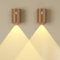 Haninula Motion Sensor Night Light, 1200mAh Rechargeable Battery Stick on Wall, ON/Off/AUTO Lighting Mode, 3000K/4000K/6500K Dimmable Night Lights for Hallway/Bedroom/Stair/Corridors/Closet 2Pcs