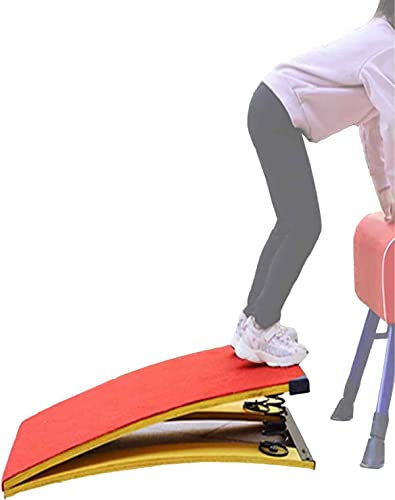 JXCCA Trampolino per Ginnastica, Trampolino Elastico per Bambini per Bambini 1-5, Trampolino per Ginnastica, Trampolino in Legno, Economico, 40x60 Cm/ 50x80 Cm