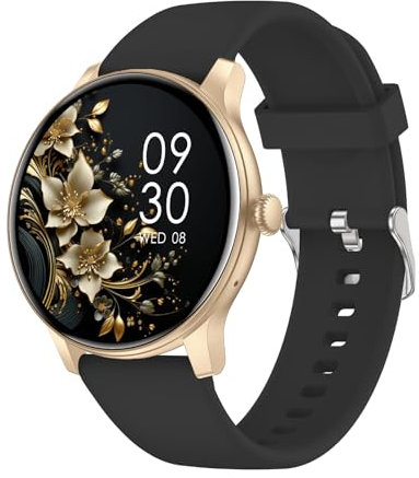 AcclaFit Smart Watches for Women Men, Fitness Tracker Answer/Make Call, 1.38 Smart Watch with Heart Rate/Sleep Monitor, 120+ Sports, IP68 Waterproof Step Counter Watch Compatible with Android IOS