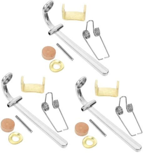 NULYLU 3sätze Trombone Wasserklappen Kork Pads Ablassventil Zubehör Für Blasinstrumente Einfach Zu Reinigen Vielseitig Passend Für Posaunen Zum Austausch Defekter Teile