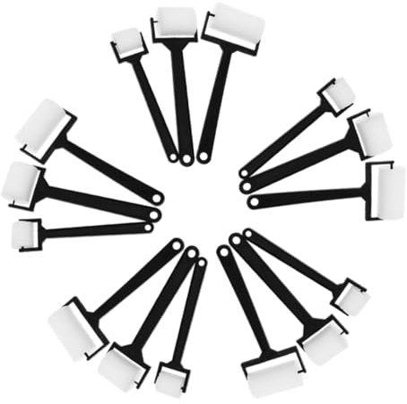 DIYEAH Ensemble De 15 Rouleaux De Peinture Éponge pour Enfants Pinceaux Éponge Robustes pour Léducation Artistique