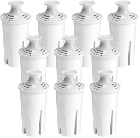 Water Filter Replacement for Brita Pitchers and Diapensers,10 Packs Water Filters fits for Brita OB03, Classic 35557, Mavea 107007