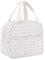 Large Insulated Lunch Bag, Cute Lunch Bags for Women Girls, Leakproof Lunch Box Container Large Adult Cooler Tote Preppy Style Quilted Lunch Box Lunch Handbags for Work School Picnic Travel (Floral)