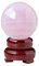 JWMSXYQR Naturheilquarzheilbälle für Meditation und Entspannung Pink Chinesische Medizin Ball für Handtherapie, Bewegung und Stressabbau, Rosa,1.57in