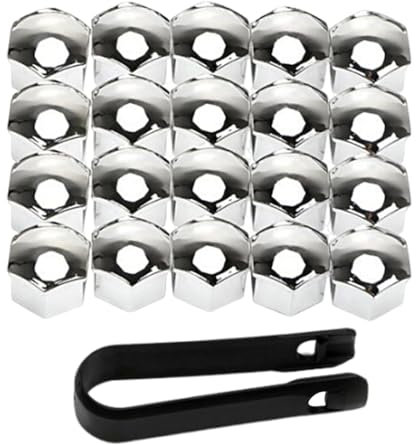 Wheel Nut Cover - Wheel Lug Nut Cover, Nut Decoration | Locking Lug Bolt Caps, Vinyl Lug Nut Cover, TIFUAN Hex Nuts Car Rims, Wheel Nut Covers with Removal Tool, unaversal for Cars Tire Accessorie