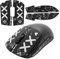 Mouse Grip Tape Set kompatibel mit Logitech G Pro Wireless X Superlight Griptape Gaming Mouse Ultrathin Schweißabsorbierend rutschfest Selbstklebend 0.5mm Gaming Maus Zubehör Griffband, Schwarz