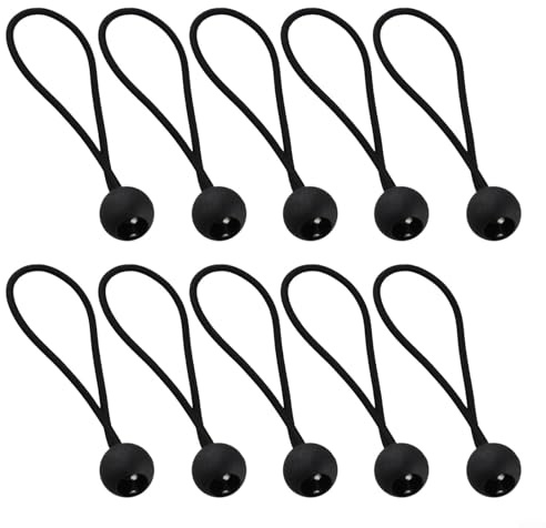 10er Pack flexible Schirmbänder zum Bündeln von Planen und Sonnenschutztüchern