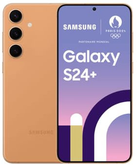 Samsung Galaxy S24+ Smartphone 16,7 cm 6,7 Exynos 2400, 12 GB RAM, 512 GB, Orange (Ricondizionato)