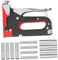 DIYEAH Professional Heavy Duty Nail Upholstery Stapler for Furniture Door Carpet Comfortable Curved Handle