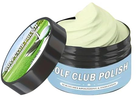 Genérico Golf Club Polish 30 G – Golf Iron Polish Kit, Paste Care Prolong Lifespan Preparation Tournaments Post Game Beginner Players