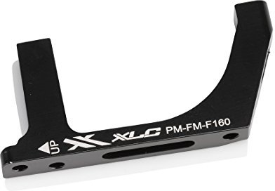 XLC Unisex – Erwachsene BR-X71 Flatmountadapter für PM-Bremse, Schwarz, Unisize
