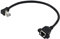 CERRXIAN Câble d'extension réseau Ethernet blindé Cat6 RJ45 mâle vers femelle 11,8 (angle gauche)